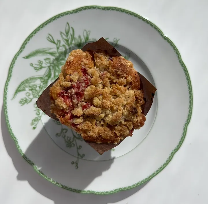 Strawberry and Cream Muffins