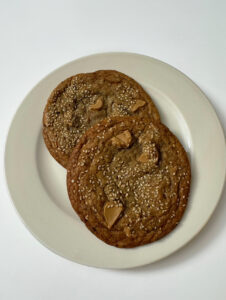 Brown-Butter Miso Sesame Cookies