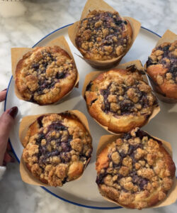 Blueberry Cream Cheese Muffins