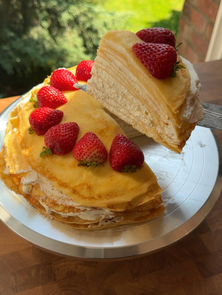 Strawberry Crepe Cake