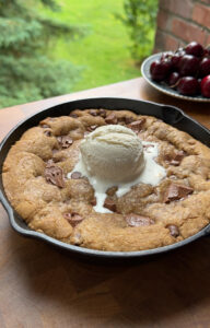 Brown Butter Skillet Cookies